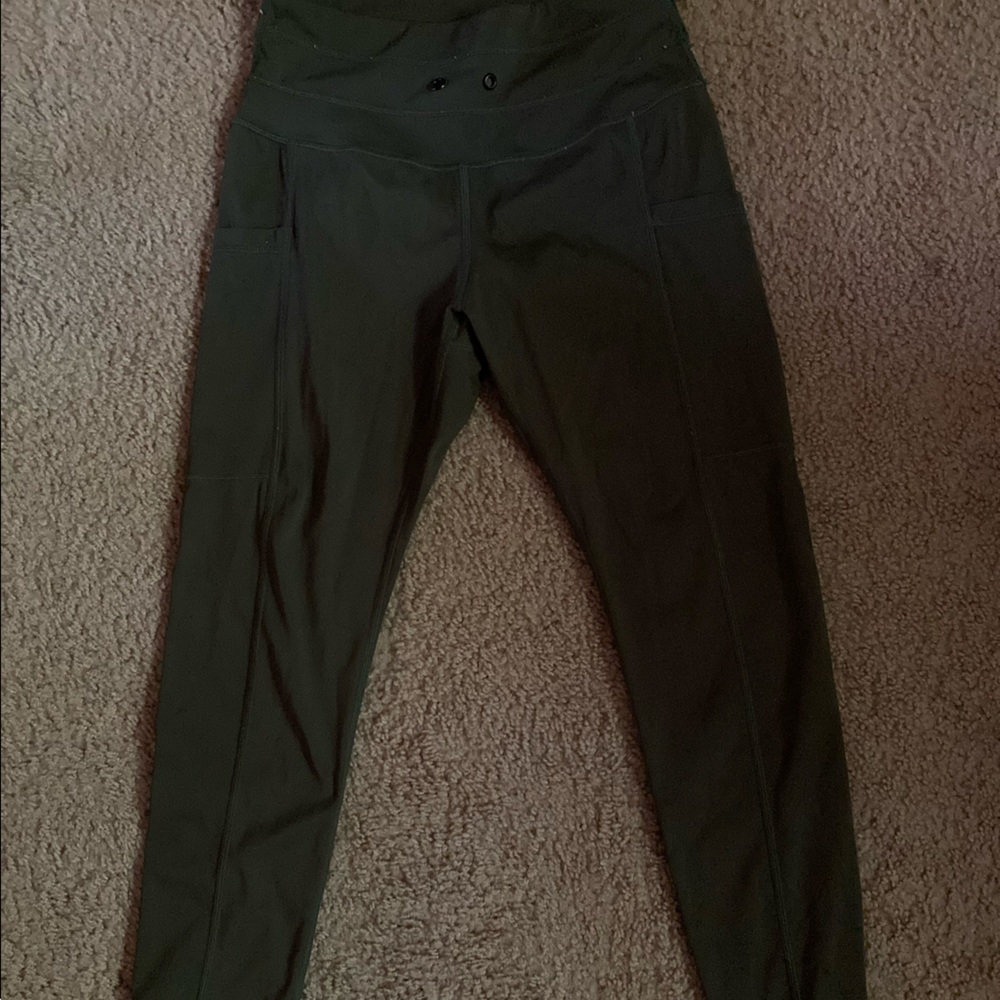 PopFlex Green Cargo Leggings